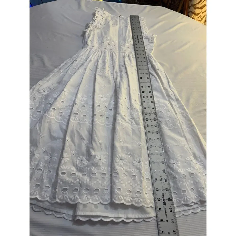 Kate Spade New York White Eyelet Dress Size 0